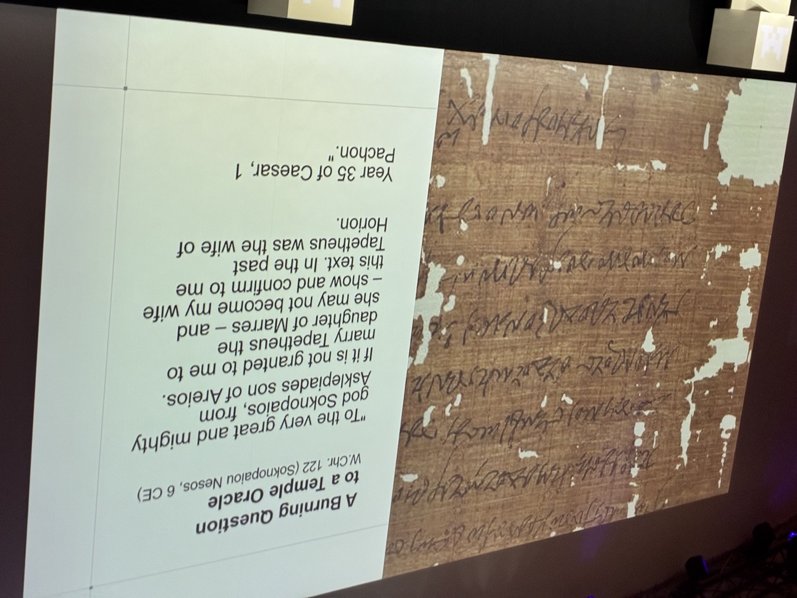 Mistral AI Now Summit — decoding ancient papyrus with AI